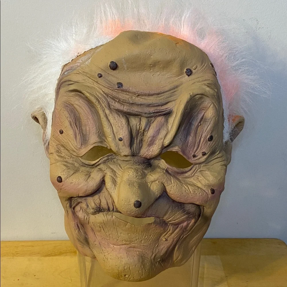 Ghastly Geezers Latex Realistic Old Man Halloween Costume Mask